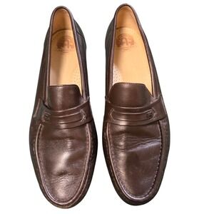 SAS Mens Handsewn Loafers 12M Brown Leather Slip On Comfort Dress Shoes USA Made